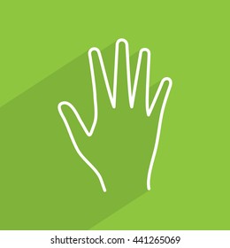 Line icon- hand