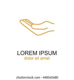 Line icon- hand