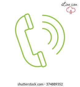 Line icon- handset 