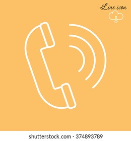 Line icon- handset 