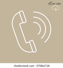 Line icon- handset 