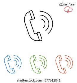 Line icon- handset 