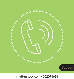 Line icon- handset 