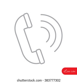 Line icon- handset 