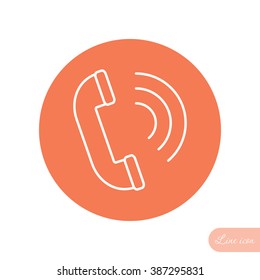 Line icon- handset 