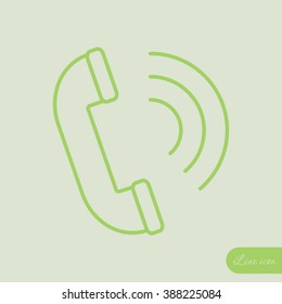 Line icon- handset 