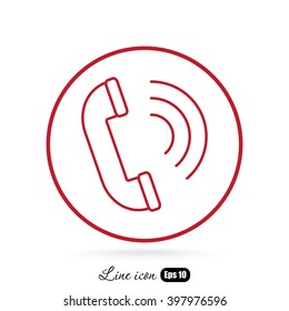 Line icon- handset 