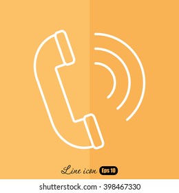 Line icon- handset 