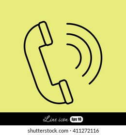 Line icon- handset 