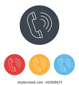 Line icon- handset 