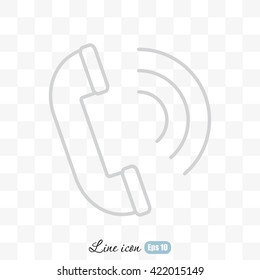 Line icon- handset 