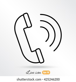 Line icon- handset 