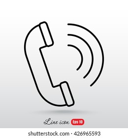 Line icon- handset 