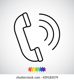 Line icon- handset 