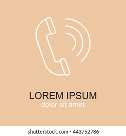 Line icon- handset 