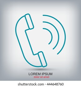 Line icon- handset 