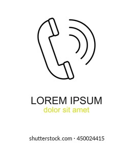 Line icon- handset 