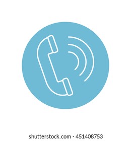 Line icon- handset 