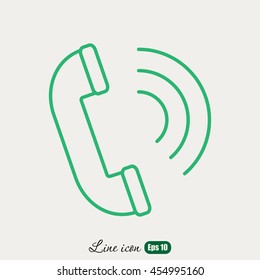 Line icon- handset 