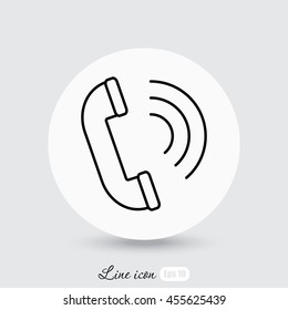 Line icon- handset 