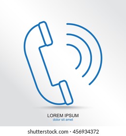 Line icon- handset 