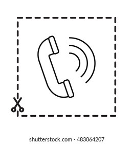 Line icon- handset 