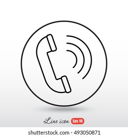 Line icon- handset 
