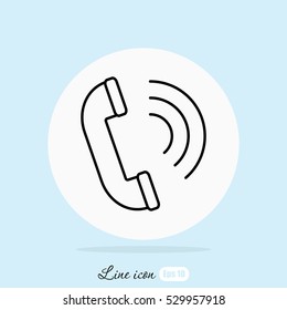 Line icon- handset 