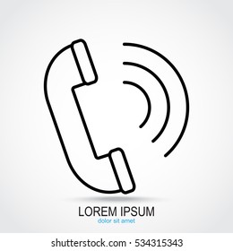 Line icon- handset 