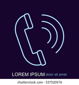 Line icon- handset 