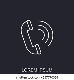 Line icon- handset 