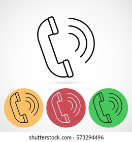Line icon- handset 