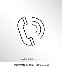 Line icon- handset 