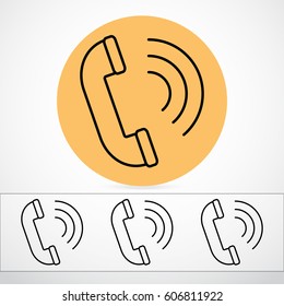 Line icon- handset 