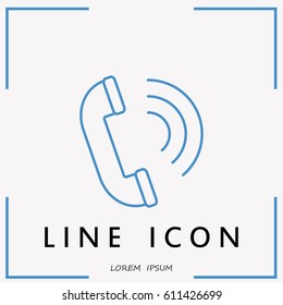 Line icon- handset 