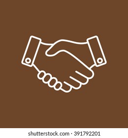 Line icon-   handshake