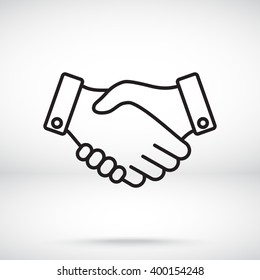 Line icon-   handshake