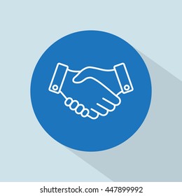 Line icon-   handshake