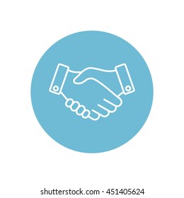 Line icon-   handshake