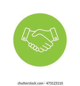 Line icon-   handshake