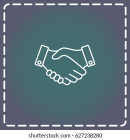 Line icon-   handshake