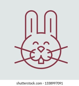 Line icon hare