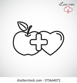 Line icon- health