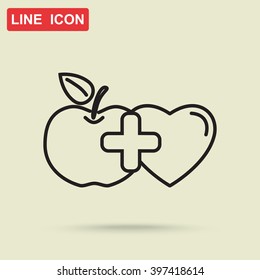 Line icon- health