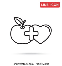 Line icon- health