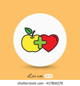 Line icon- health