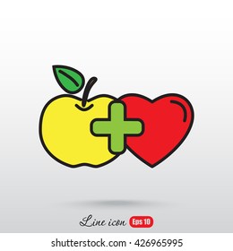 Line icon- health