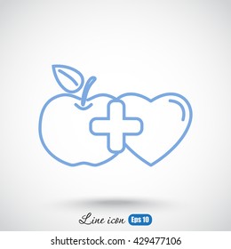 Line icon- health
