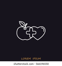 Line icon- health