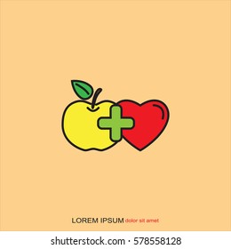 Line icon- health